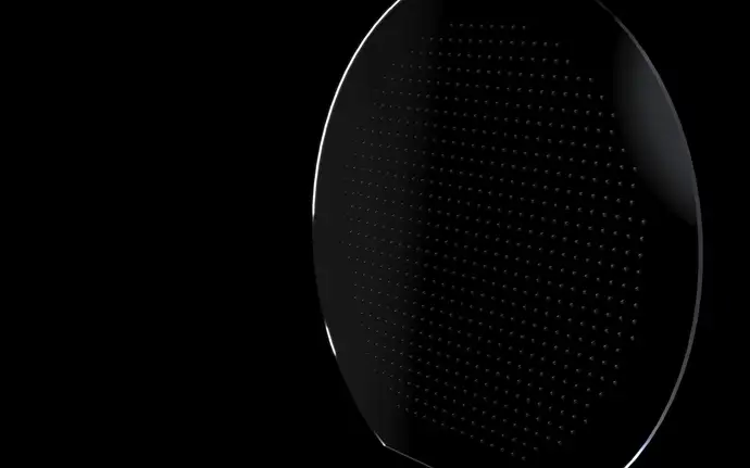 SCHOTT FLEXINITY® structured glass wafer for a pressure sensor