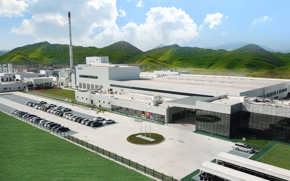 肖特在华玻管工厂俯瞰图