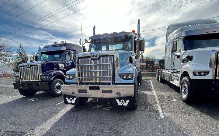 Three Western Star Trucks in the USA