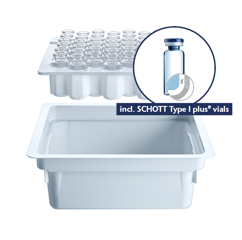 SCHOTT Pharma adaptiQ® cup nest kit Type I plus®
