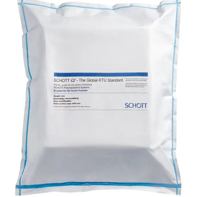 Vista superior de uma SCHOTT iQ® Integribag