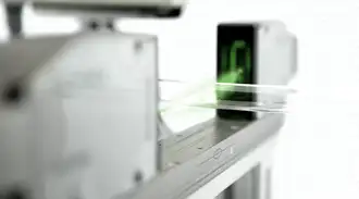 A green laser beam