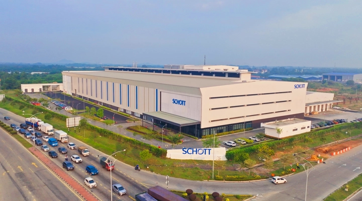 New Production Facility in Kulim, Malaysia, drone image of plant
