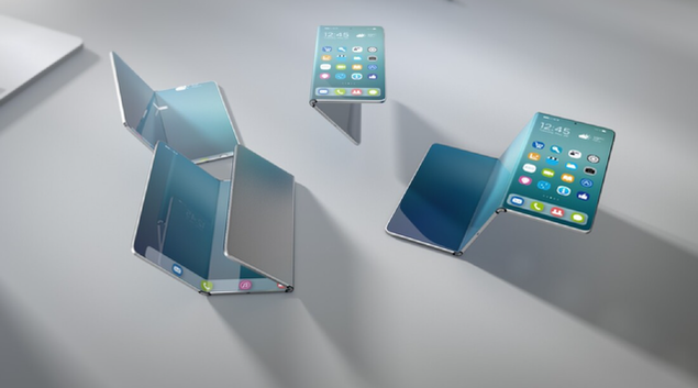 Selection of possible foldable smartphones of the future