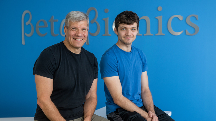 Ed and David Damiano. Photo credit: Cydney Scott for Boston University