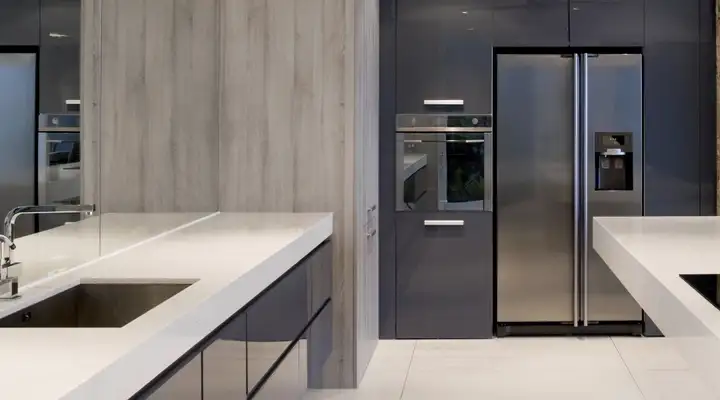 Modern stylish kitchen with a range of appliances