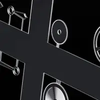 Small SCHOTT FLEXINITY® mini glass parts attached to a frame