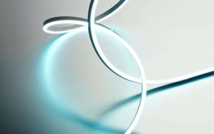 Single green-blue SCHOTT® HelioCurve flexible LED strip