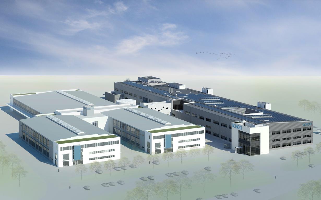 Existing and planned plant in Landshut.