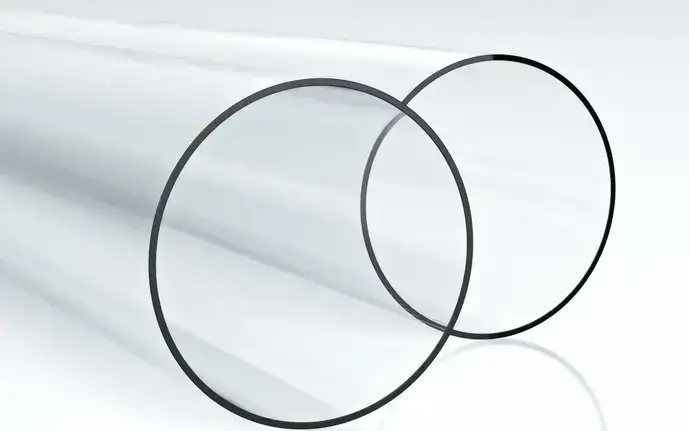 Two DURAN® borosilicate glass tubes
