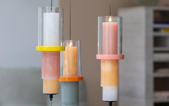 3 Wanderlights candles