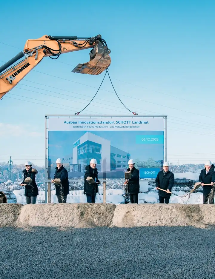 Ground-breaking ceremony Landshut