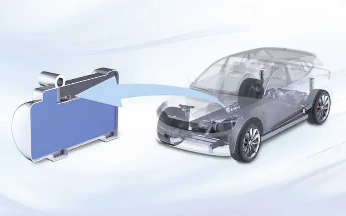 Véhicule électrique et e-compresseur