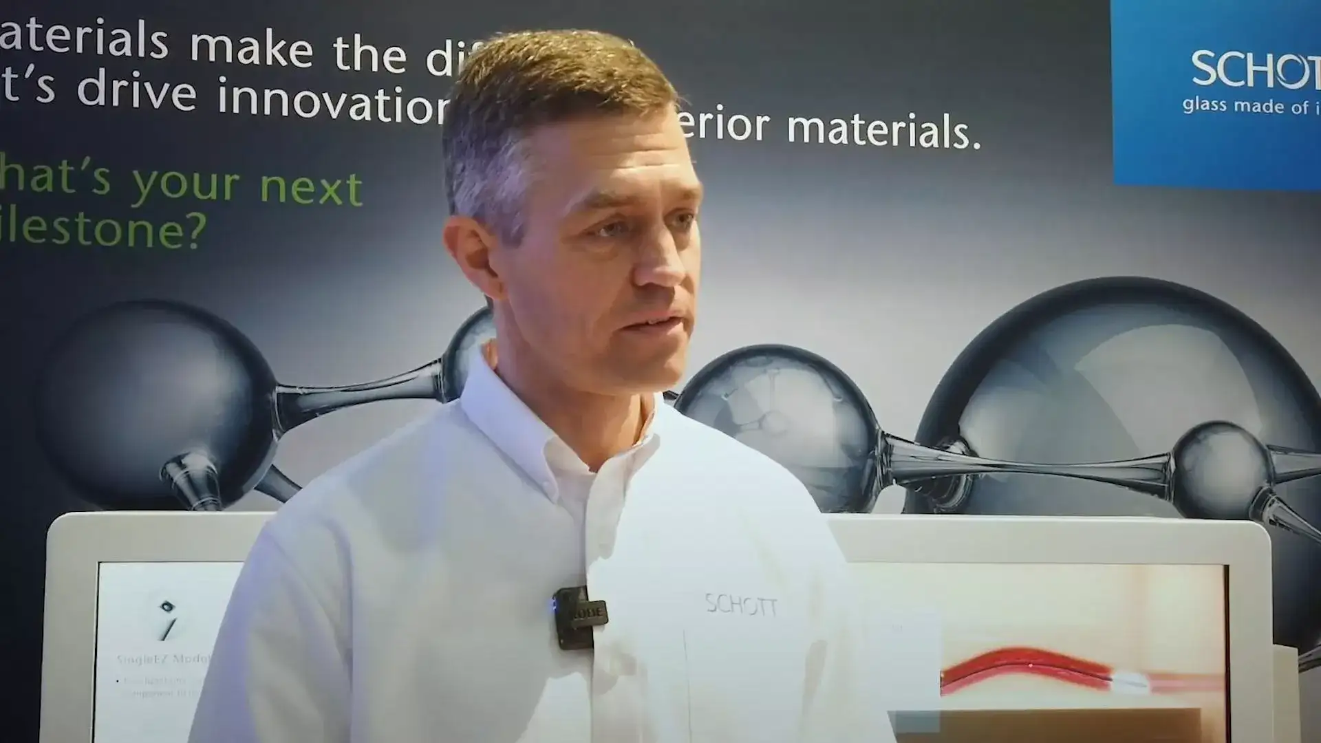 Video featuring an interview with Juergen Hammerschmidt, Head of Global Sales Medical at SCHOTT Lighting and Imaging