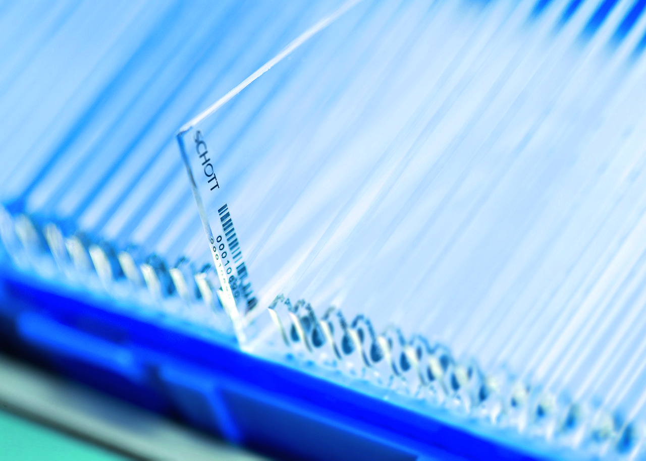SCHOTT NEXTERION® スライドガラスは、幅広いDNA、たんぱく質、細胞用途に最適です
