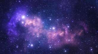 View of outer space illustrating the need for radiation-resistant optical coatings in satellite electronics