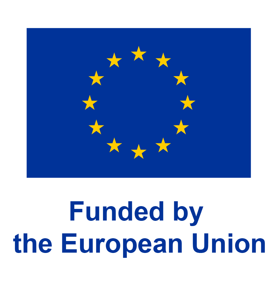 Logo European Union with text fundes by the European Union
