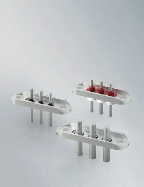 Designs padrão dos terminais de compressores elétricos SCHOTT®.