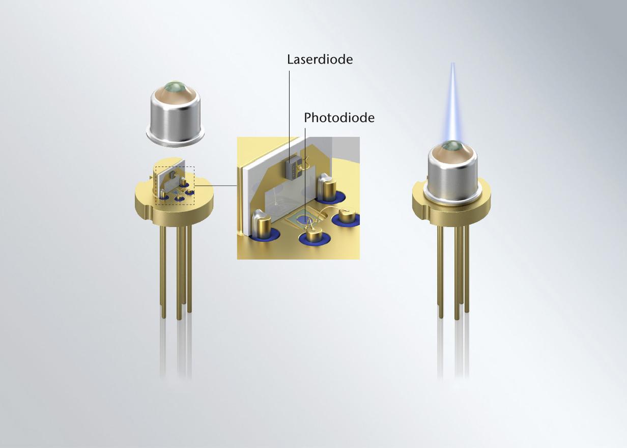 einige Gehäusekomponenten für LiDAR Laserlicht