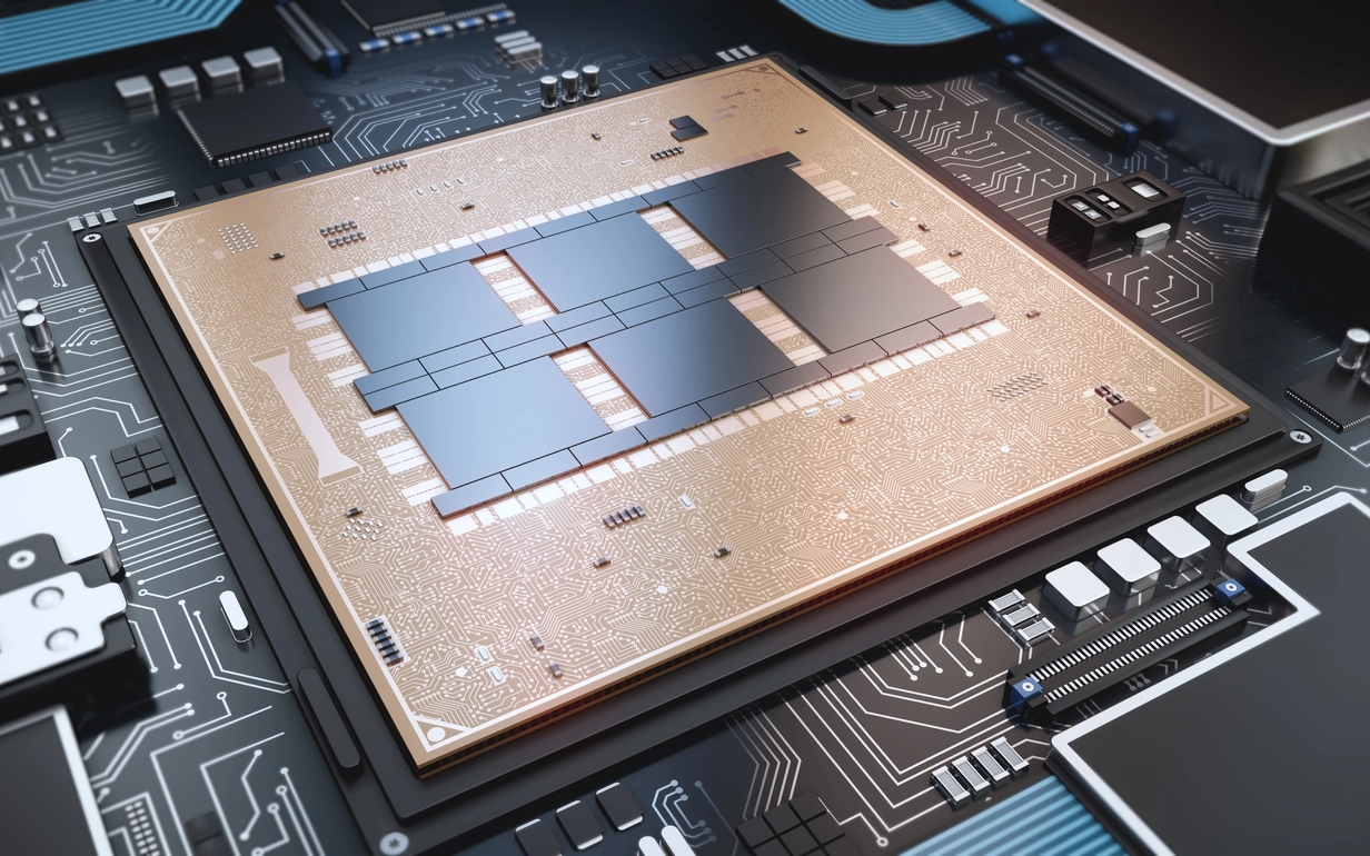 随着设备变得越来越小、越来越紧凑，玻璃可以实现高效、强大的半导体芯片的有效封装。