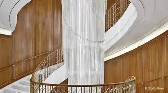 Decorative light design with glass designe by Studio Roso