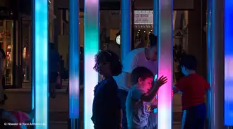 Aviary interactive exhibit in Dubai Mall by Höweler & Yoon Architecture