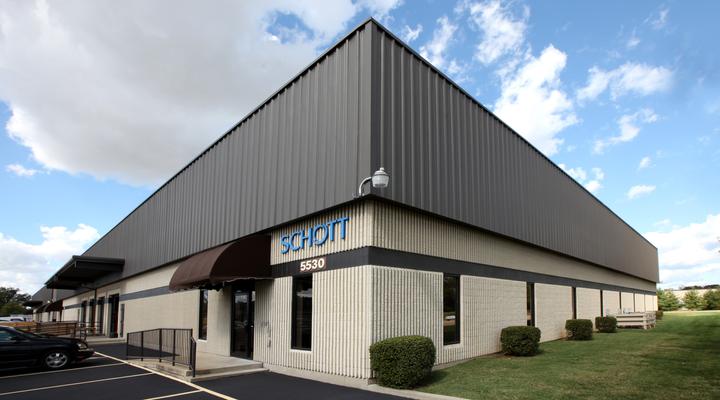 The SCHOTT manufacturing plant in Louisville, Kentucky, US