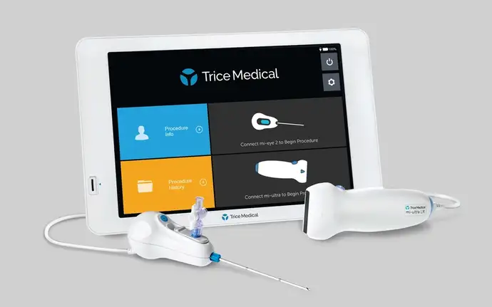 Customer Interview-Trice Medical-Product Picture-Tablet and Transducer