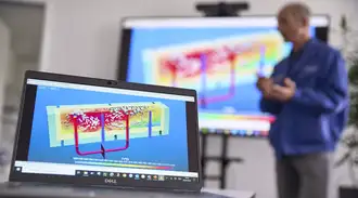 Digital models help SCHOTT experts simulate the melting tank changes