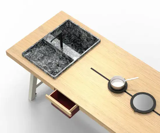 Second jury prize: Cooking Table II by Moritz Putzier, Germany