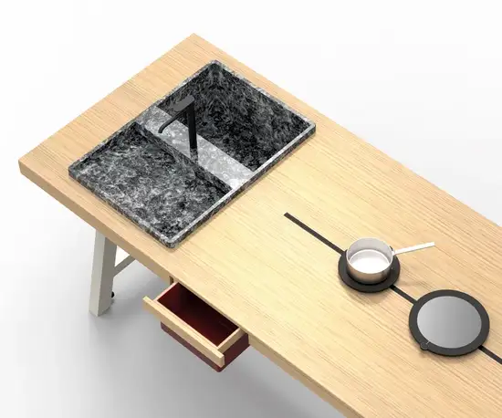 Zweiter Jurypreis: Cooking Table II von Moritz Putzier