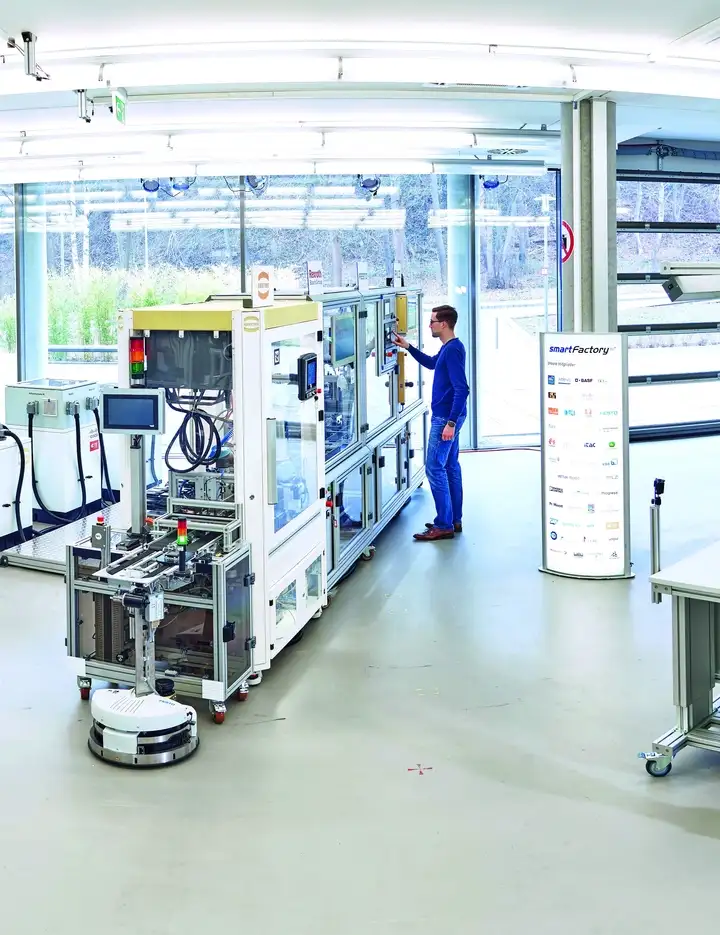 Interior of a computer laboratory