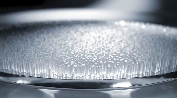 Glass substrate with nanoscale optical structures for reproducible metalens performance