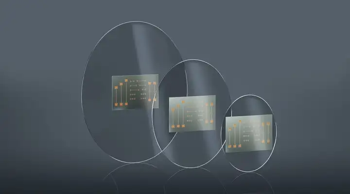 Three electronic antennas embedded in SCHOTT® low-loss glass