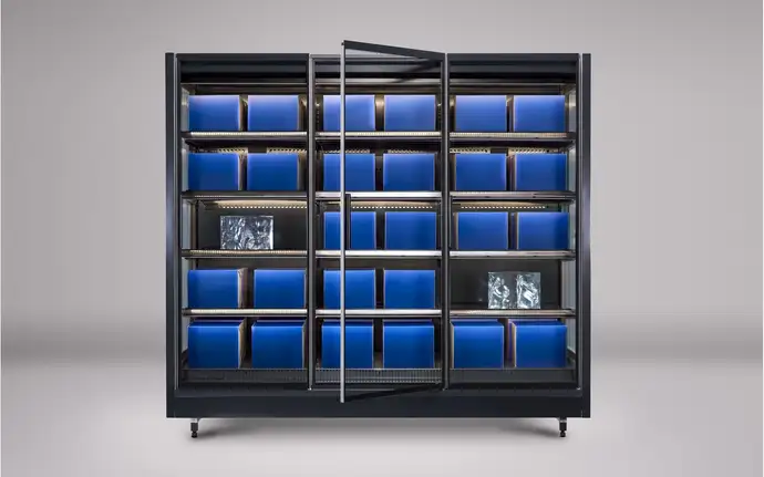 SCHOTT Termofrost(R) Slimline com portas abertas
