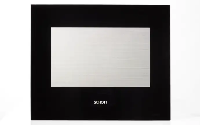 Heat and temperature resistant application oven door