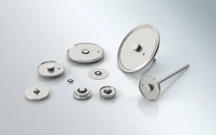 Group of SCHOTT glass-to-metal-sealed battery lids