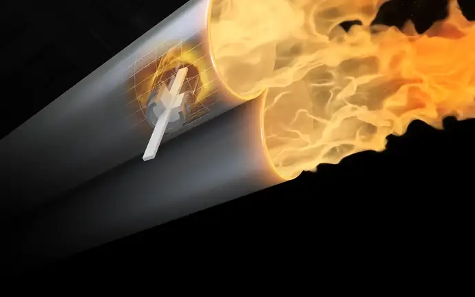 HEATAN high-temperature feedthrough operating in an automotive exhaust gas sensor application
