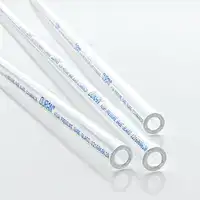 Three clear tubes of SCHOTT High Pressure Gage Glass