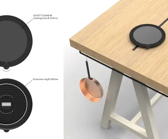 Tweede juryprijs: Cooking Table II door Moritz Putzier, Duitsland