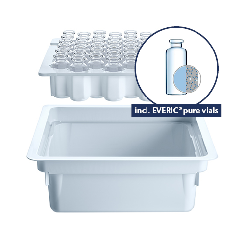 adaptiQ® cup nest with EVERIC® pure vials