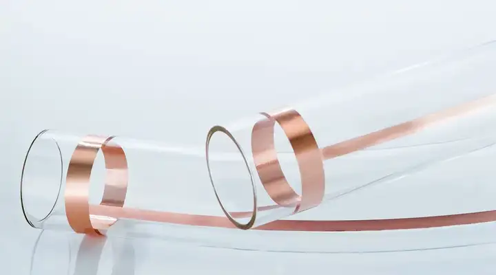 Two clear tubes made with DURAN® glass tubing