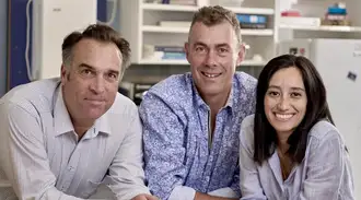 Three founder of the start-up Kitea