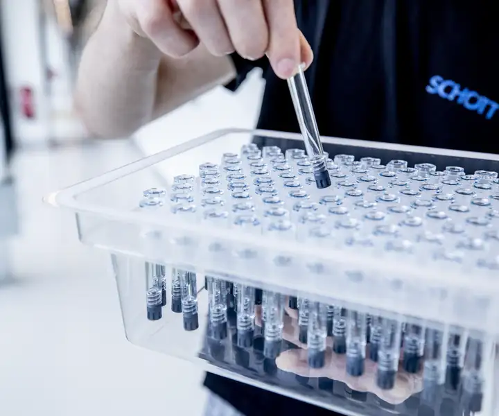 SCHOTT TOPPAC in nest and tub