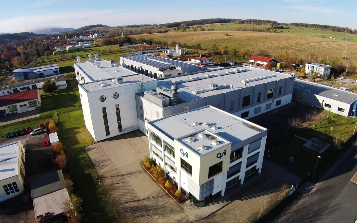 Aerial view of quartz site