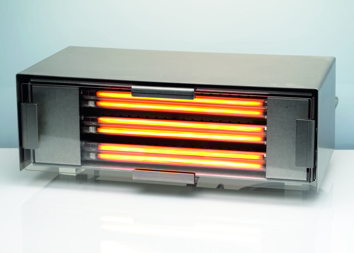 Industrial IR heater with NEXTREMA® with glass-ceramic cover