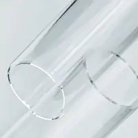 Two SCHOTT 8366 glass tubes