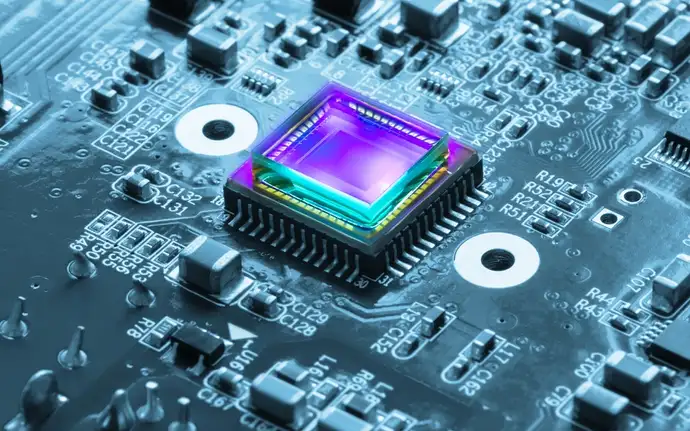 Optical sensor chip with glass layer enabling stable signal transmission and precise sensing performance
