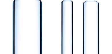 Clear glass pharmaceutical TopLine cartridge by SCHOTT