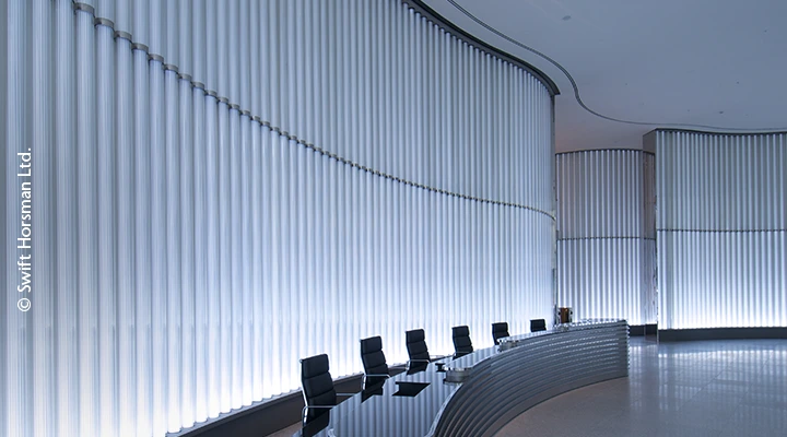 Reception area of The Walbrook Building in London